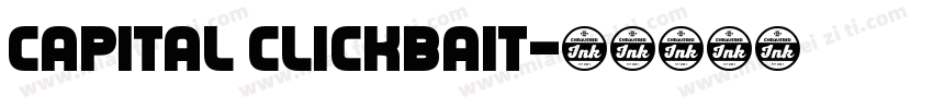 Capital Clickbait字体转换